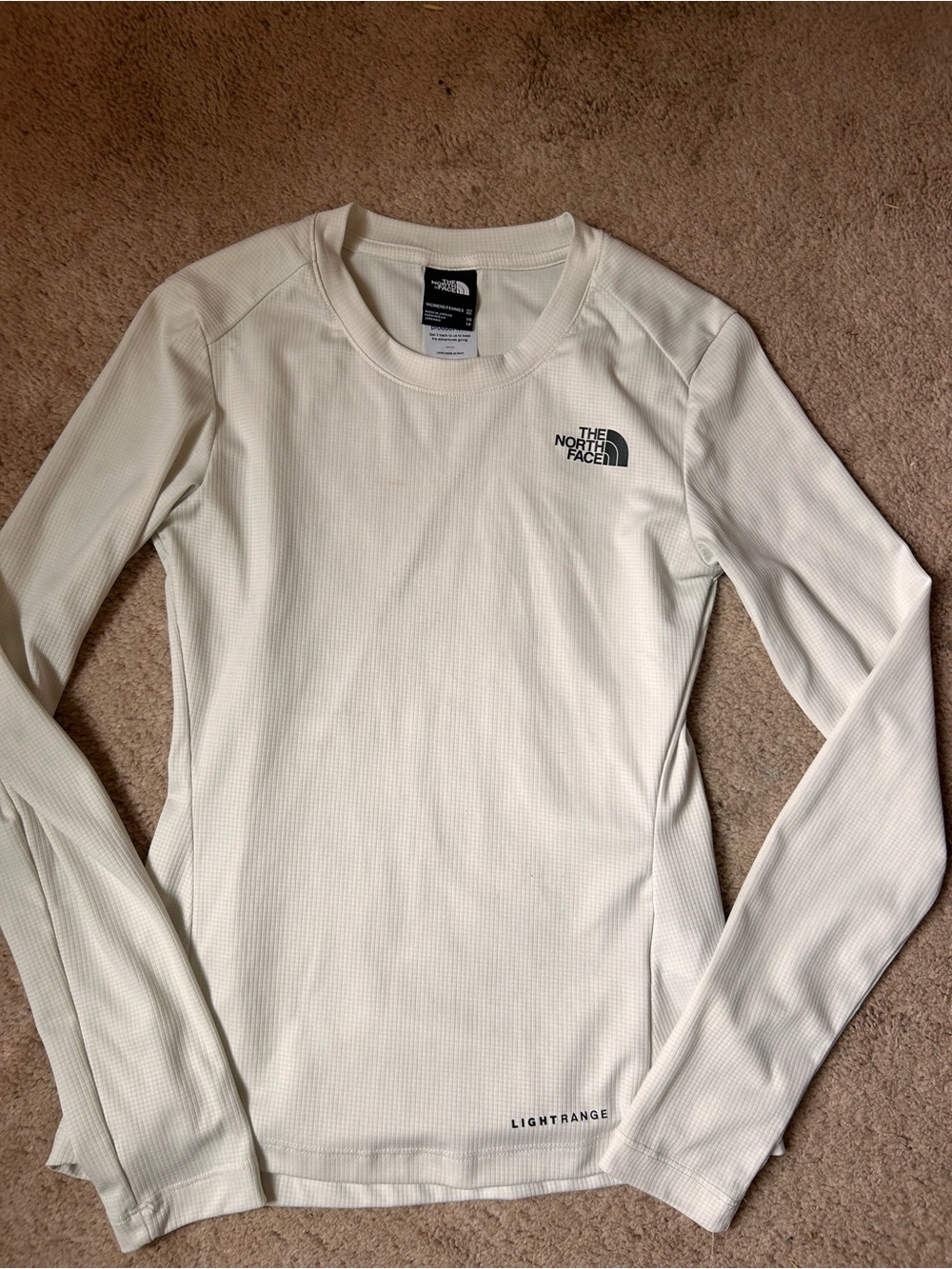 The North Face Women’s LightRanger Long-Sleeve Crew - White